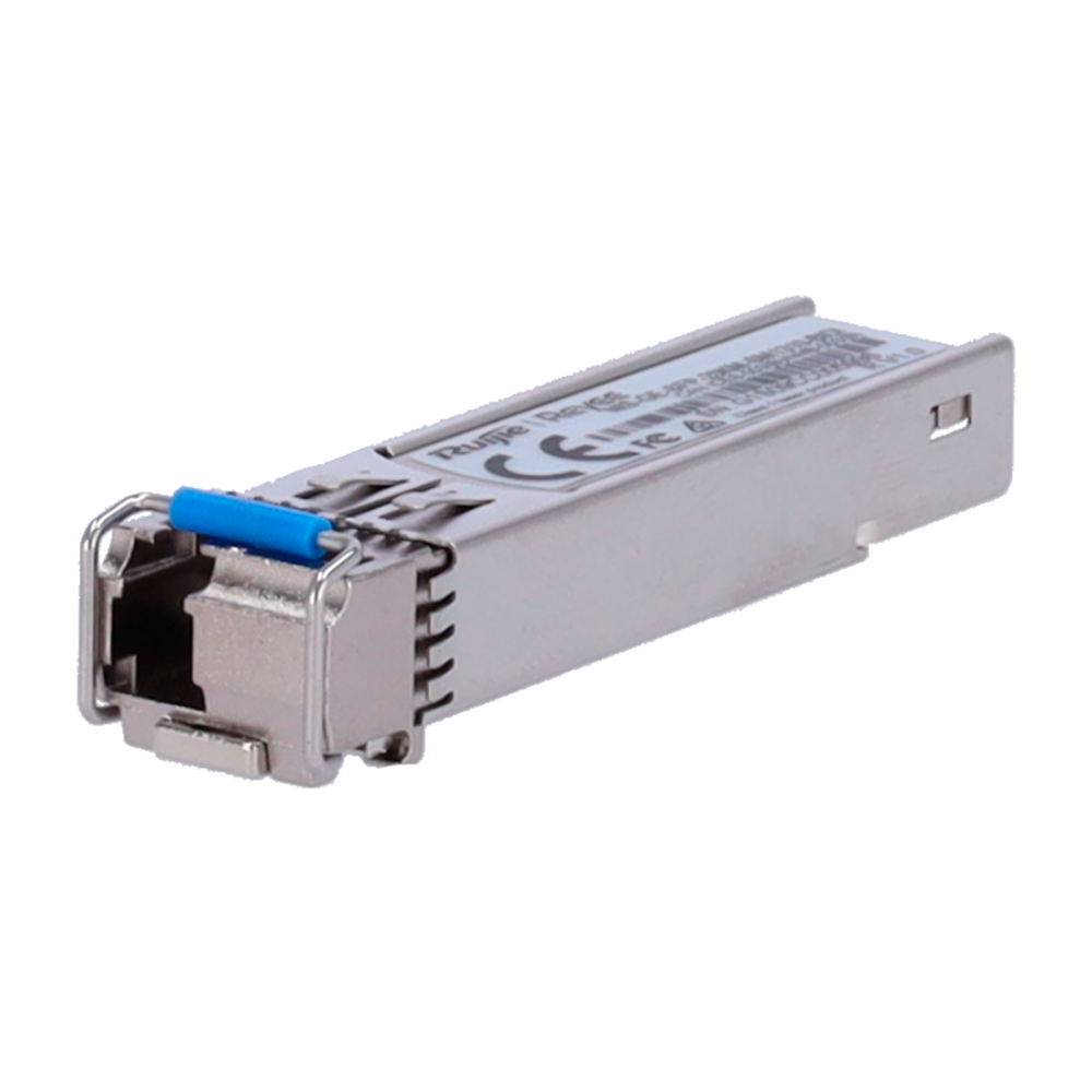 (RG-NIS-GE-SFP-20KM-SM1310-BIDI) Module émetteur-récepteur SFP industriel Reyee  - BIDI Transmission 1310nm / Réception 1550nm - Fibre monomode - Connecteur LC - Distance maximale 20 km - 1Gb/s - 1000Base-LX