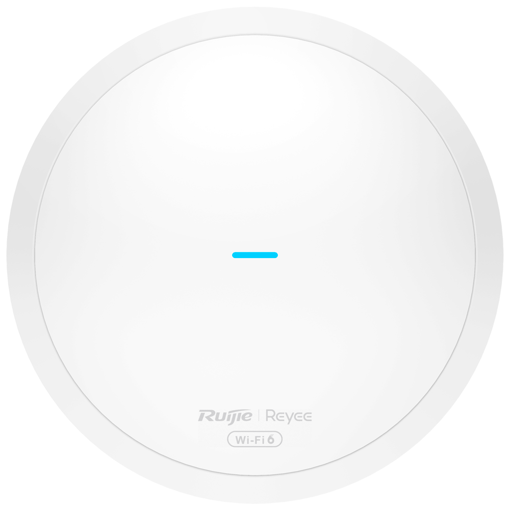 [RG-RAP62] (RG-RAP62) Reyee - AP omnidirectionnel Wi-Fi 6 - Fréquence 2.4 et 5 GHz / 80MHz Largeur de canal - Supporte 802.11a/b/g/n/ac/ax - Débit Wi-Fi jusqu'à 1800 Mbps - Antennes MU-MIMO 2x2 dans 2.4GHz, 2x2 dans 5GHz
