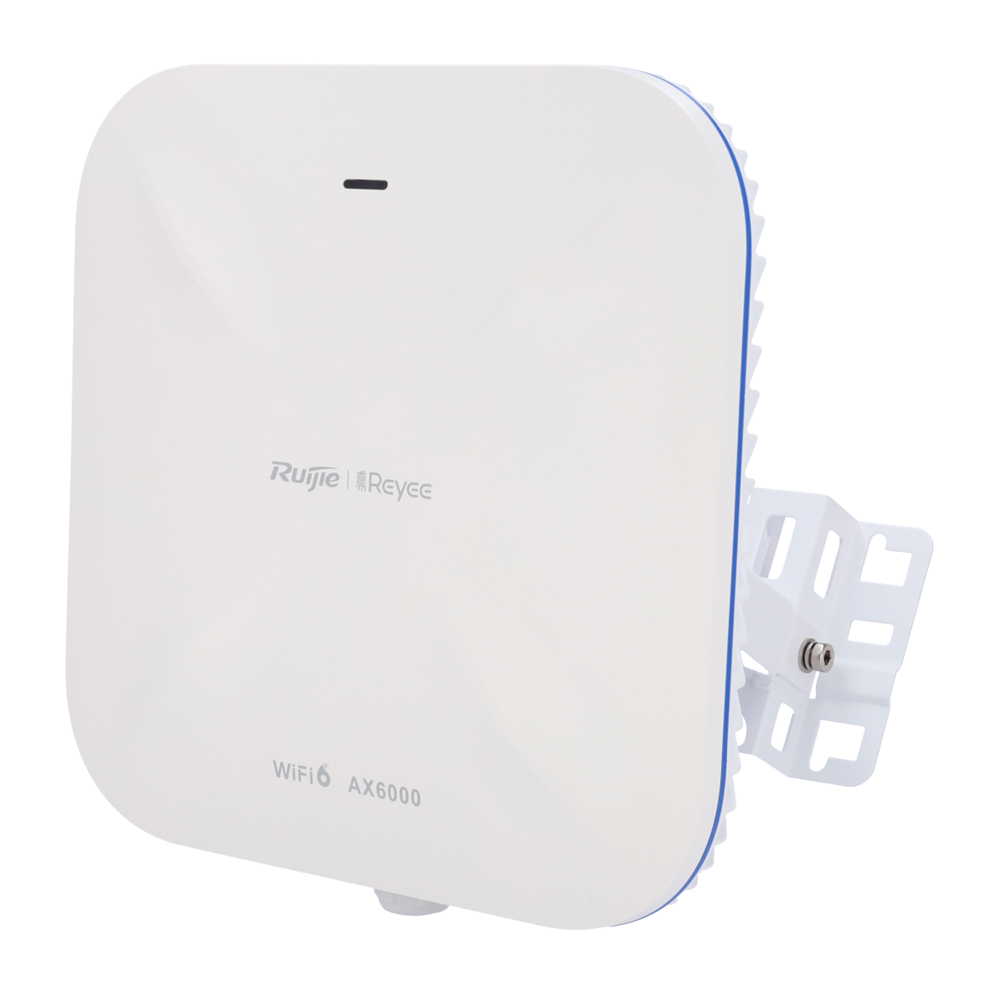 [RG-RAP6260(H)] (RG-RAP6260(H)) Reyee - Point d'accès Wi-Fi omnidirectionnel 6 Haute densité - Convient pour une utilisation en extérieur IP68 - Supporte 802.11a/b/g/n/ac/ax - Vitesse de transmission jusqu'à 6000 Mbps - Antenne 4x4 MIMO