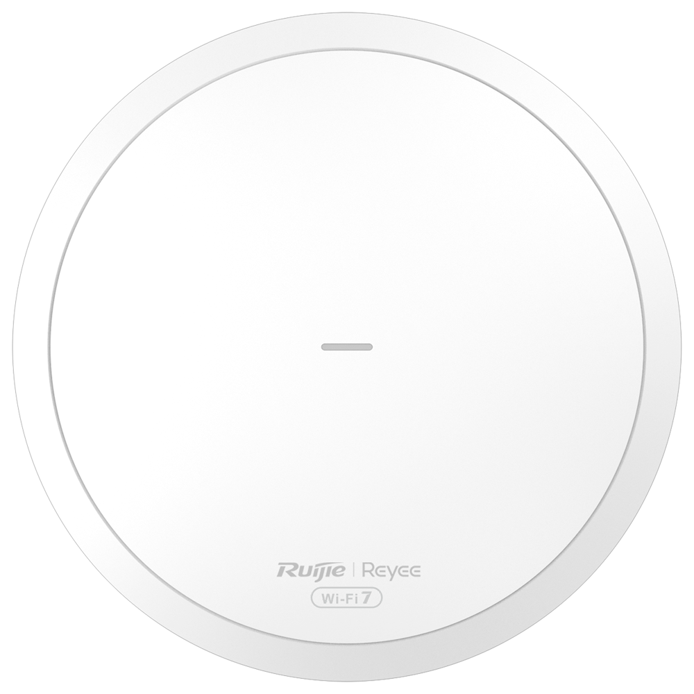 [RG-RAP72] (RG-RAP72) Reyee - AP omnidirectionnel Wi-Fi 7 - Fréquence 2.4 et 5 GHz / 160MHz Largeur de canal - Supporte 802.11a/b/g/n/ac/ax/be - Débit Wi-Fi jusqu'à 3600 Mbps - Antennes MU-MIMO 2x2 dans 2.4GHz, 2x2 dans 5GHz