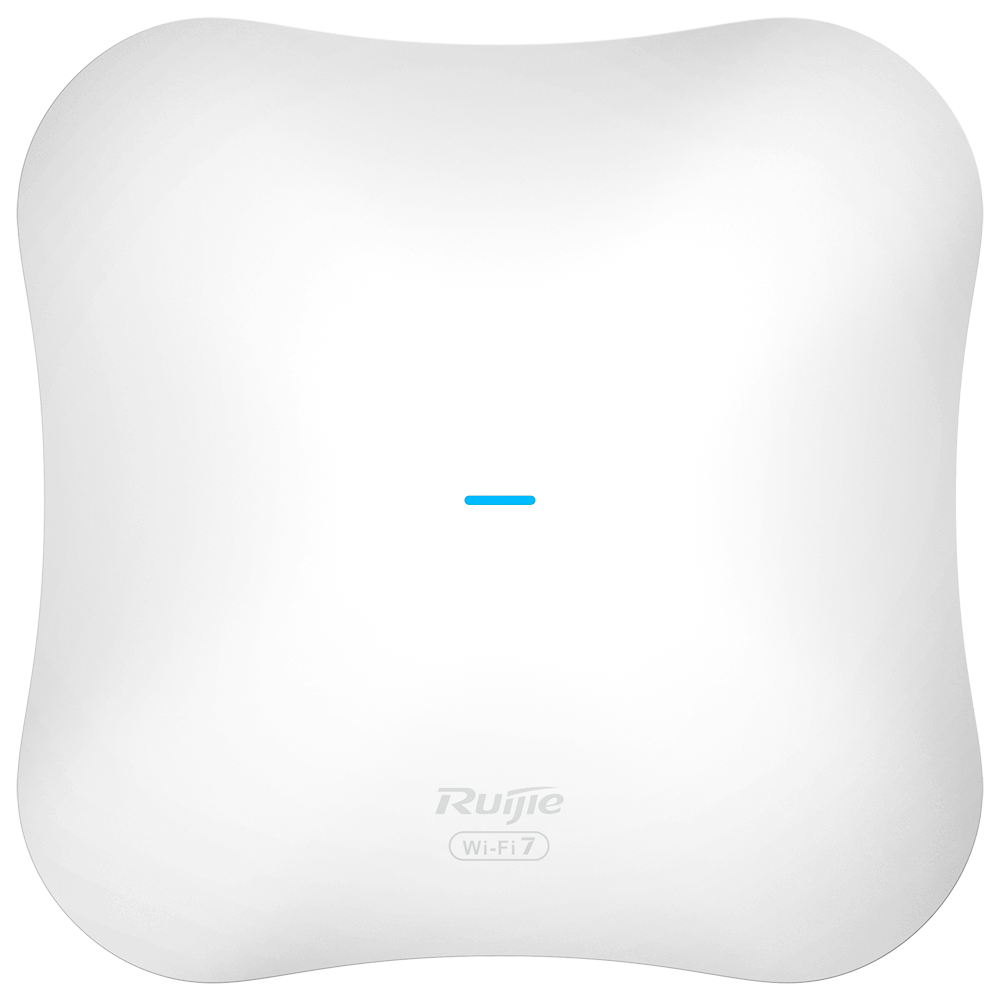 (RG-RAP73Pro) Reyee - AP Wi-Fi omnidirectionnel 7 Triple radio - Fréquences 2.4, 5 , 6ghz - Supporte 802.11a/b/g/n/ac/ax/be - Vitesse de transmission jusqu'à 13657 Mbps - Antennes 2x2 à 2.4GHz, 3x3 à 5GHz, 3x3 à 6Ghz