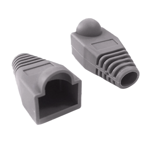 (RJ45-BOOTCAP-G) Manchon de protection RJ45  - Compatible avec les câbles UTP CAT6 et CAT5