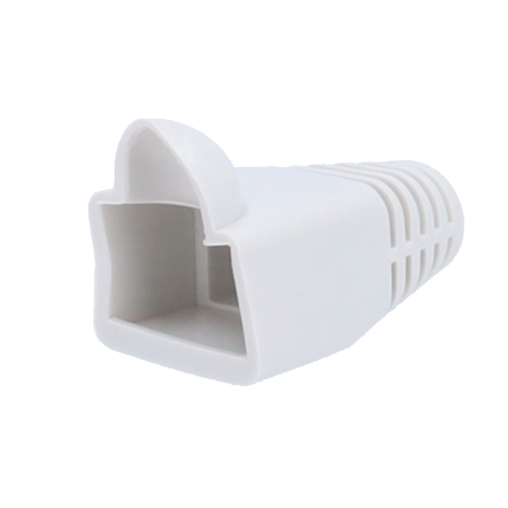 [RJ45-BOOTCAP-W] (RJ45-BOOTCAP-W) Manchon de protection RJ45  - Compatible avec les câbles UTP CAT6 et CAT5