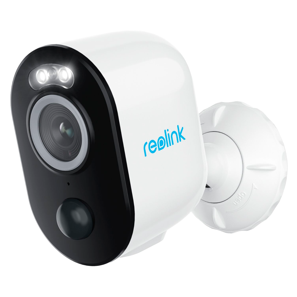 (RL-LUMUS-SERIES-E430) Caméra Wi-Fi Dual-Band Lumus Série E430 Reolink - 4MP (2560x1440) - IR 10 m - Détection PIR personnes / Animaux domestiques / Véhicules - Audio bidirectionnel / Emplacement carte microSD - Adapté pour extérieur