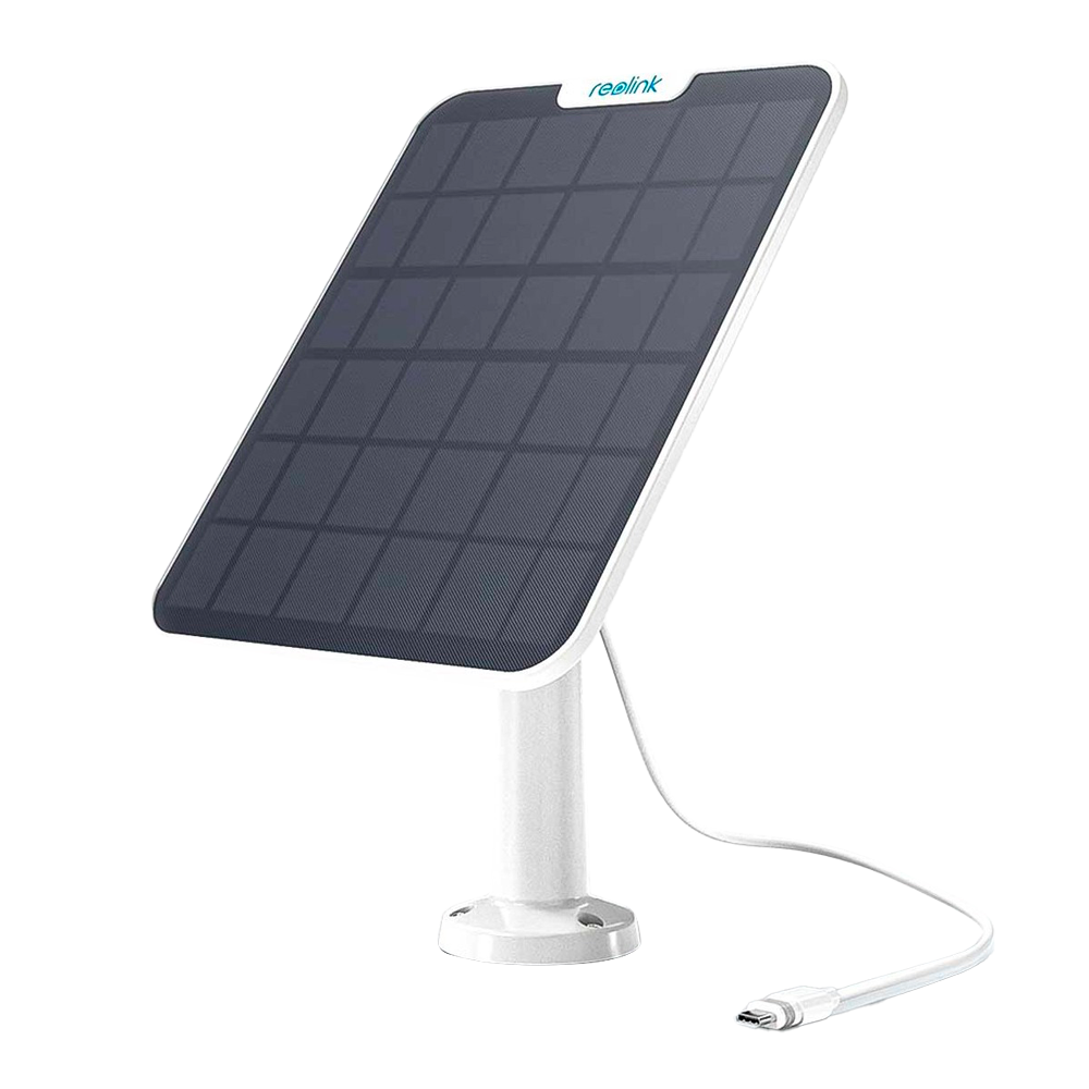 (RL-SOLARPANEL-2) Panneau solaire Reolink 2 - Puissance 6W - Efficace - Installation simple - Compatible avec les caméras Reolink - Adapté pour extérieur