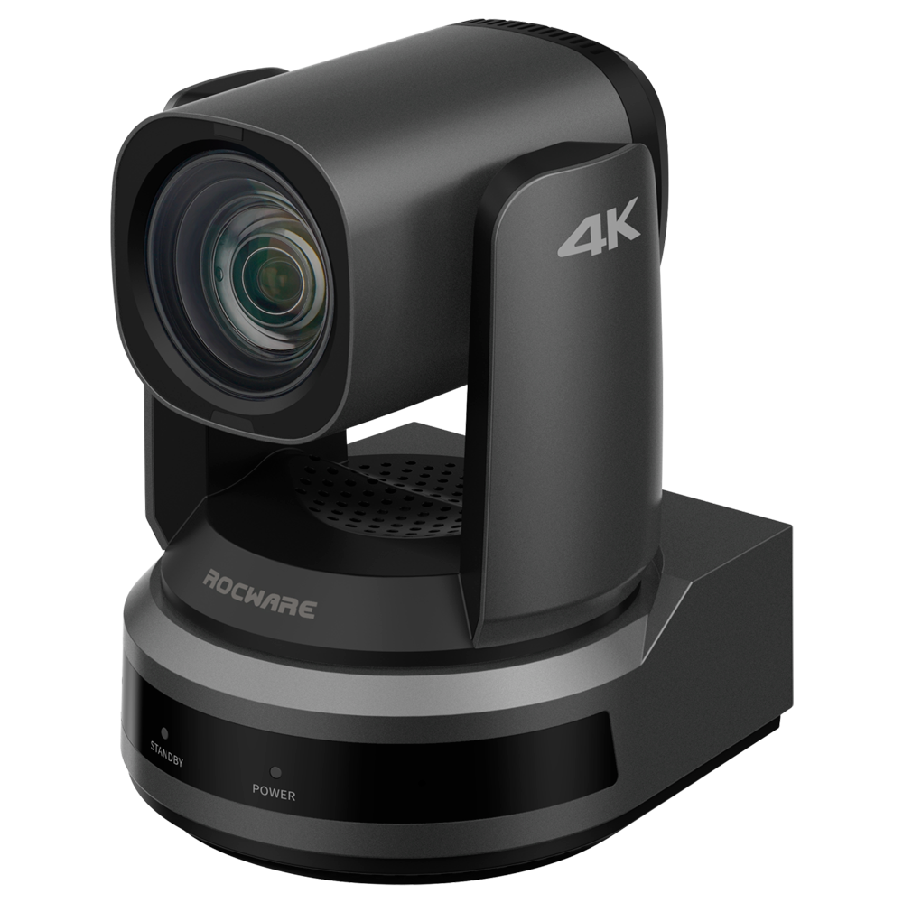 (ROC-RC841UX) Caméra PTZ - Résolution 4K - Angle de vision 80.8º - Zoom optique 12X - Cadrage automatique - PoE+