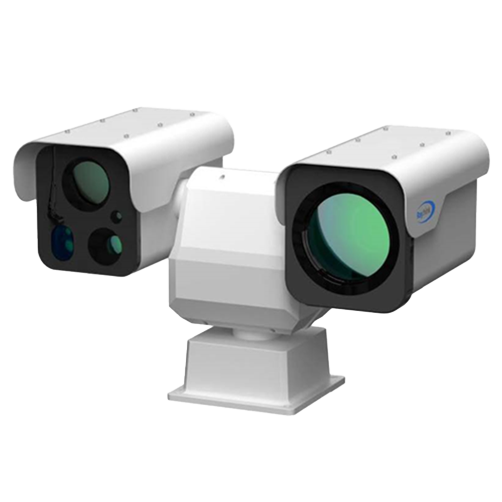 (RP-PC5S4A3) Caméra thermique série PC5 Raythink - Capteur thermique 1280x1024 VOx non refroidi 12μm - Sensibilité thermique ≤40mK@25°C,F#1.0,25Hz - Capteur visible 1/1.8" 4Mpx CMOS - Objectif thermique 30~150mm (zoom 5X)) - Objectif visible 10~550mm (zoom 55X))