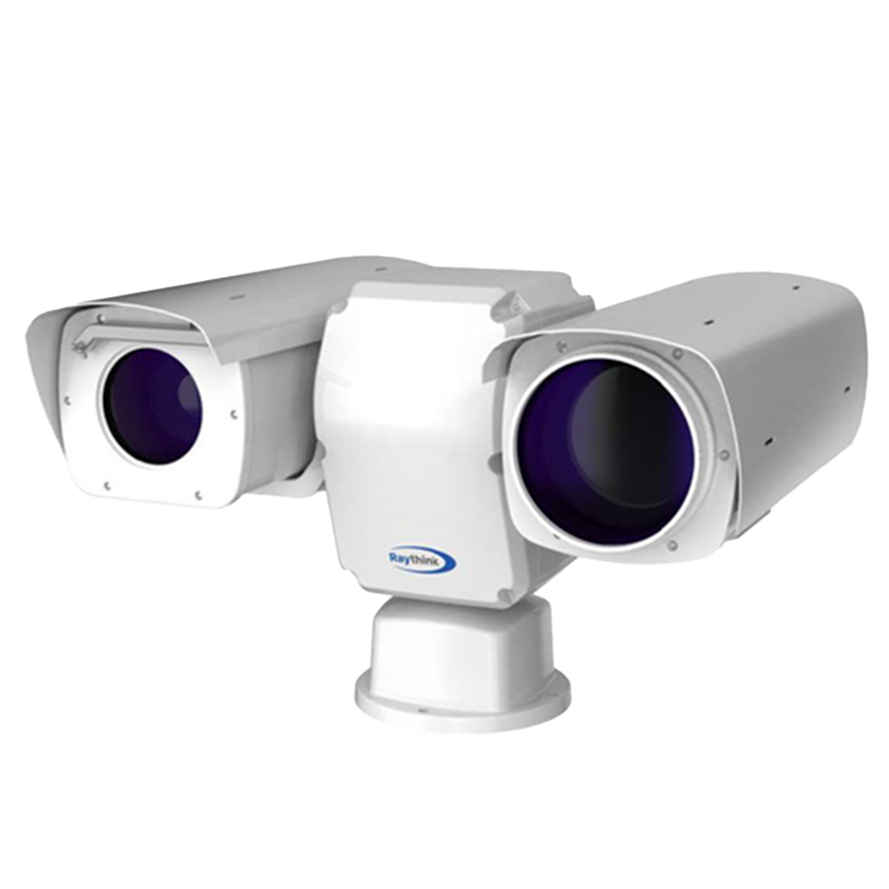 [RP-PC6S4A1-1505300Z50] (RP-PC6S4A1-1505300Z50) Caméra thermique série PC6 Raythink - Capteur thermique 1280x1024 VOx non refroidi 12μm - Sensibilité thermique ≤40mK@25°C,F#1.0,25Hz - Capteur visible 1/1.8" 4Mpx CMOS - Objectif thermique 30~150mm (zoom 5X)) - Objectif visible 6~300mm (zoom 50X))