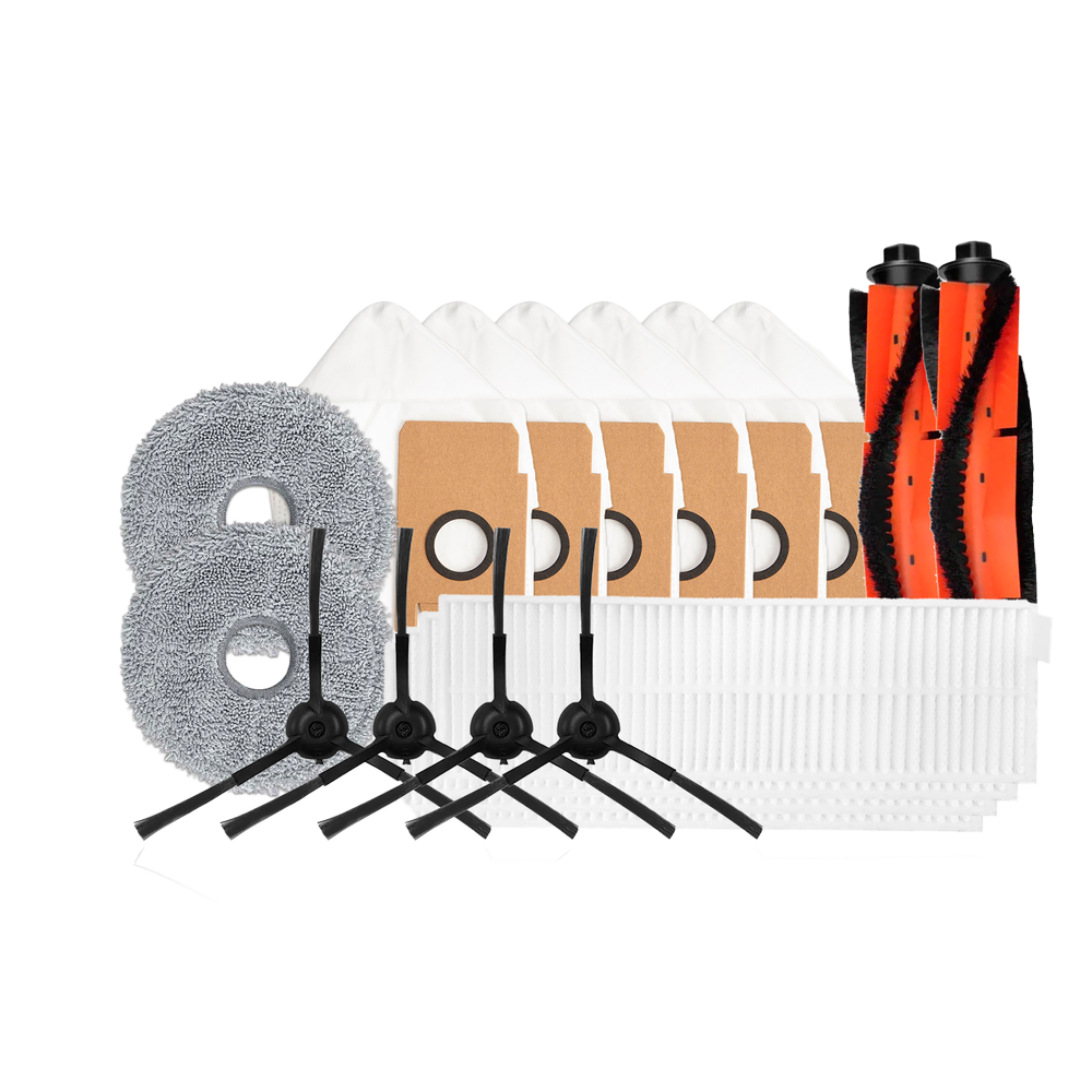 (RVPZ3-18-IMOU) Pack d'accessoires pour aspirateur Imou - Brosse latérale - Filtre HEPA - Sac à poussière - Tissu lavable - Brosse principale