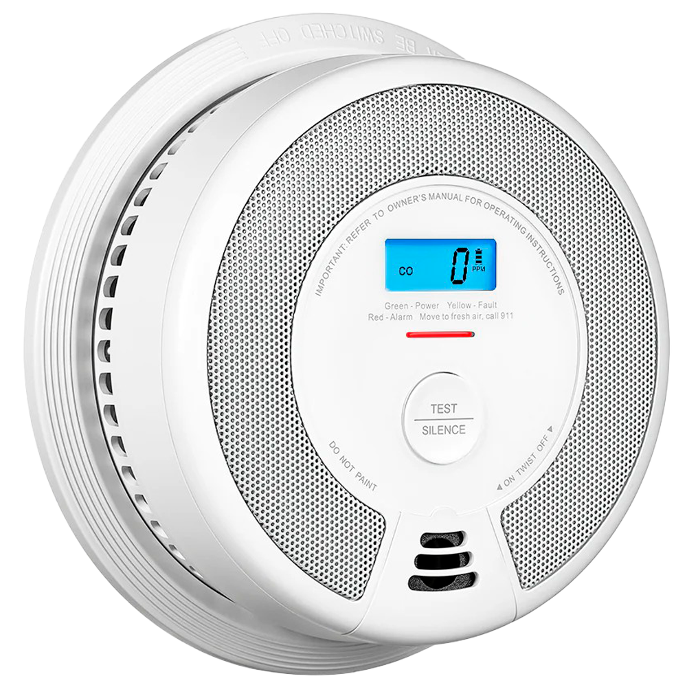 (SC07) Détecteur de fumée et de CO autonome X-Sense - Durée de vie de la batterie 10 ans (non remplaçable) - Témoin lumineux d'alarme - Alarme sonore 85 dB à 3m - Bouton de test et écran LCD - Certifié EN 50291:2010 et FR 14604:2005
