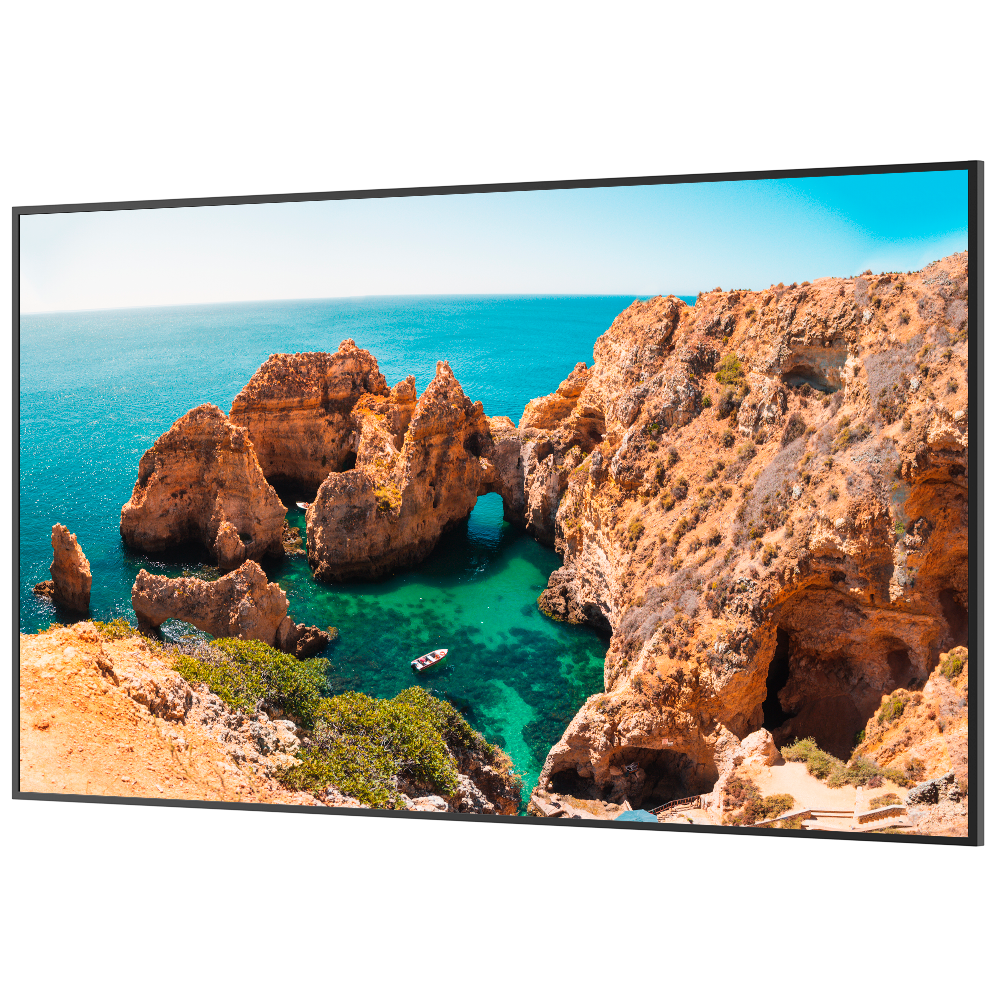 (SF-75DS50) Moniteur de signalisation numérique 75" - Résolution 4K - Luminosité 700 nits - Fonctionnenent 24/7 - Android 14 - Hauts-parleurs intégrés