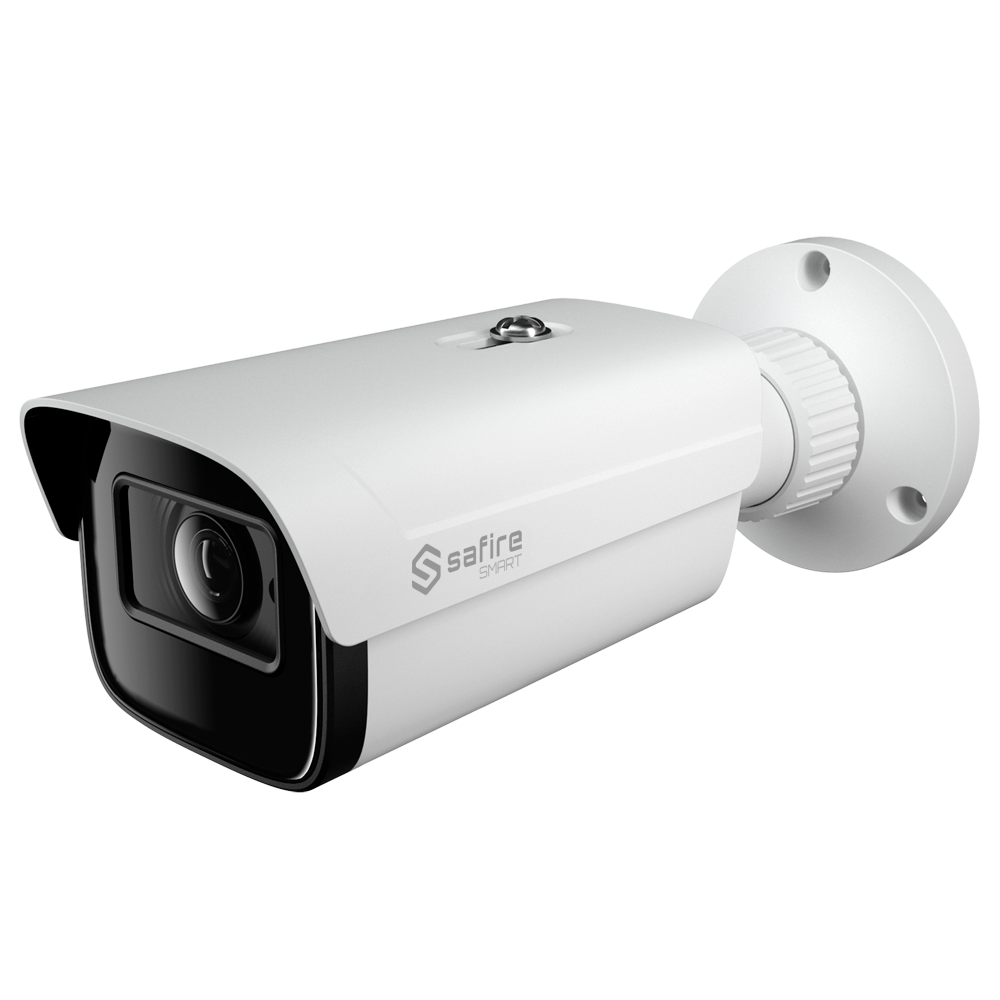 (SF-B580ZSA-2E1) Safire Smart - Caméra bullet 4 dans la 1 gamme E1 -  2 Mpx (1920x1080) , 1/2.8" CMOS Starlight - Objectif 2.8 mm | Portée IR 20 m - DWDR, HLC, BLC, AGC | Microphone intégré - Étanche IP67, Anti-vandale IK10