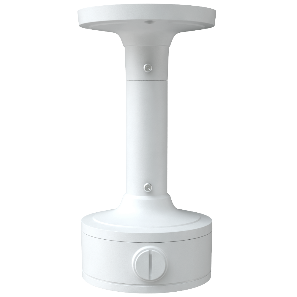 (SF-CB-0301+0810) Support de plafond Safire Smart - Hauteur 237.9 mm - Diamètre de la base pour caméras 117.9 mm - Adapté pour une utilisation extérieure - Couleur blanche - Fabrication en allliage d'aluminium