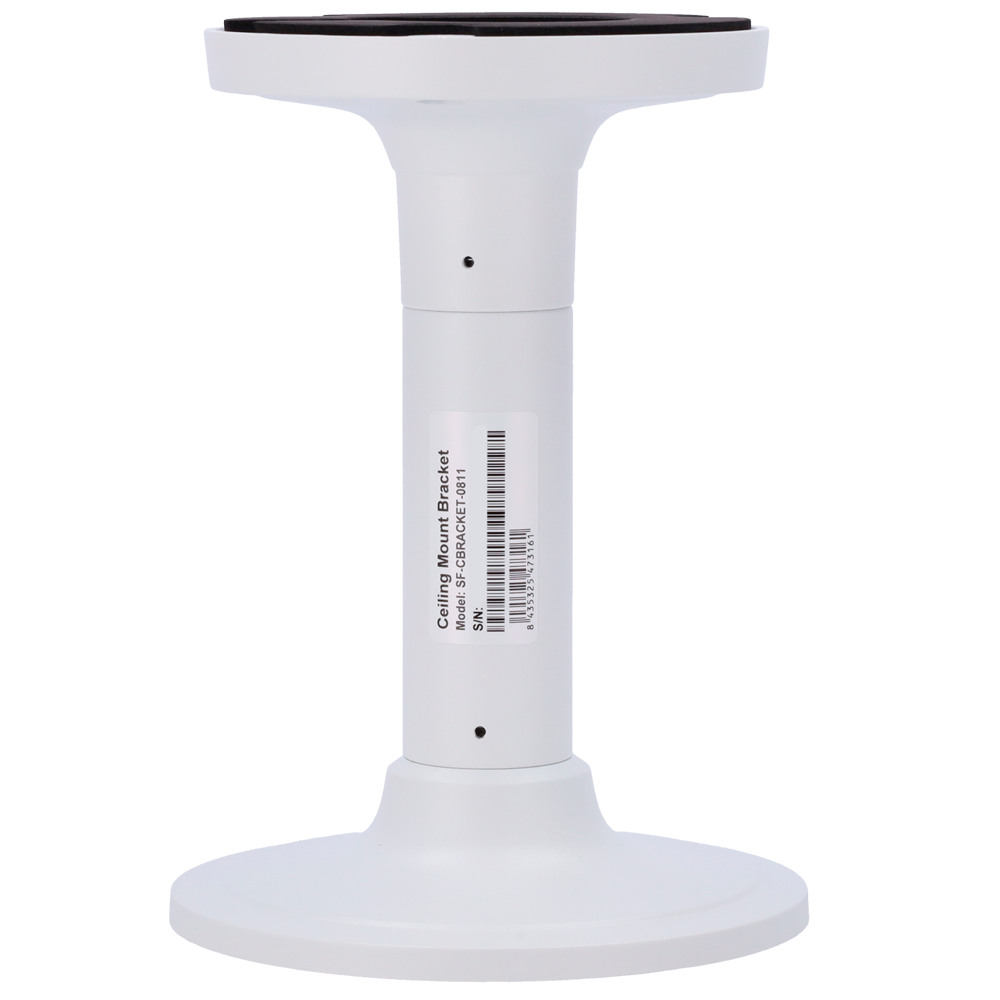 (SF-CBRACKET-0811) Support de plafond Safire Smart - Hauteur 194.9 mm - Diamètre de la base pour caméras 138.7 mm - Adapté pour une utilisation extérieure - Couleur blanche - Fabrication en allliage d'aluminium