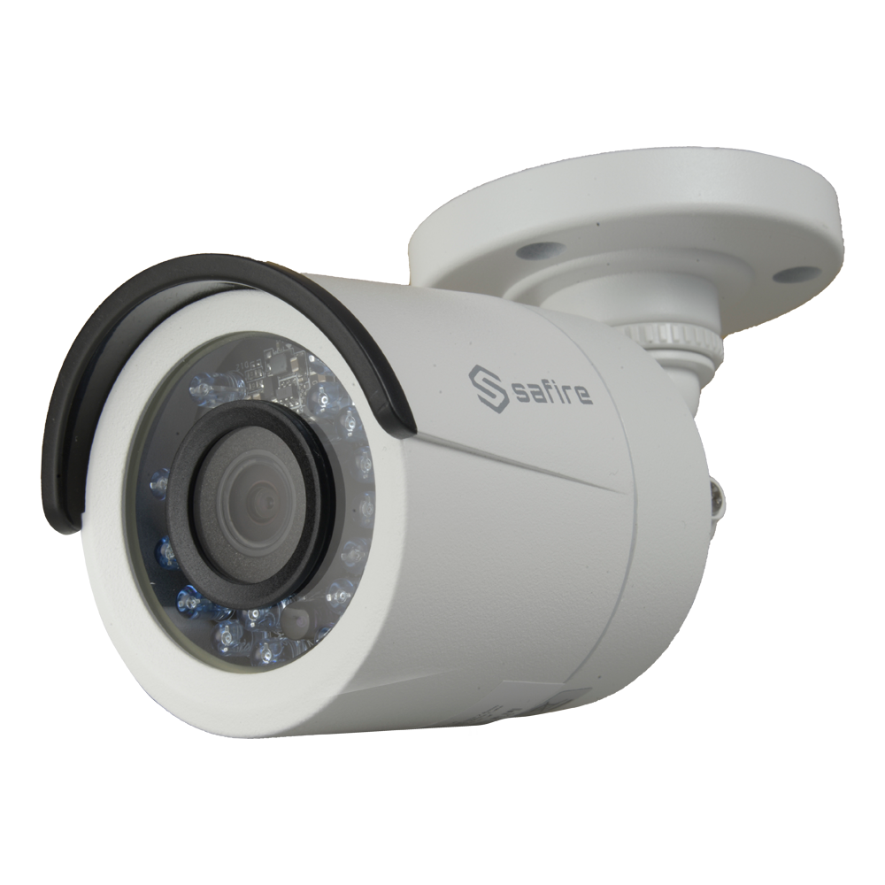 (SF-CV029P-FTVI) Caméra HDTVI Safire 1080p (25FPS) - Power Over Coaxial (PoC Safire) - 2Mpx High Performance CMOS - Objectif 2.8 mm (103º) - IR LEDs Portée 20 m - Menu OSD à distance depuis DVR