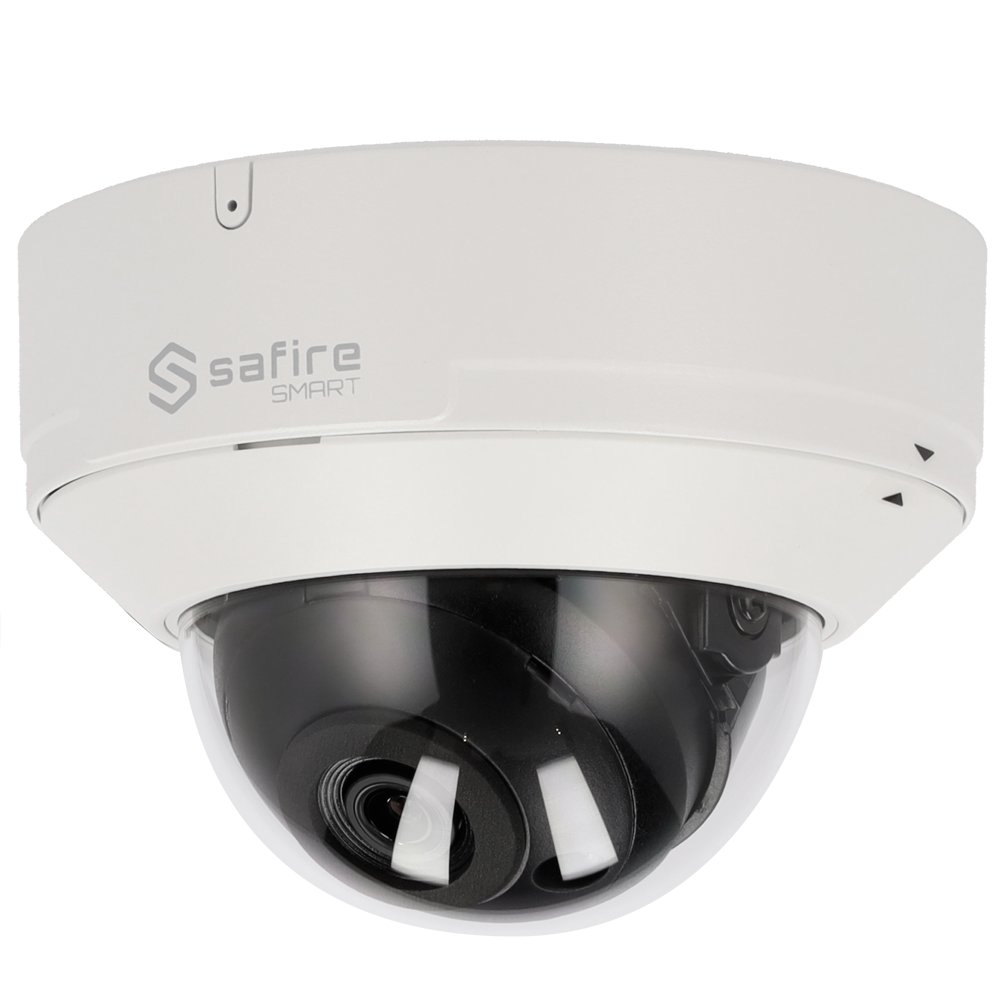 (SF-D040-3KE1) Safire Smart - Caméra dôme 4 dans 1 Gamme E1 - 3K (2944x1656, 5Mpx 16:9), 1/2.5" CMOS - Objectif 2.8 mm | Portée IR 30 m - DWDR, HLC, BLC, AGC - Étanche IP67