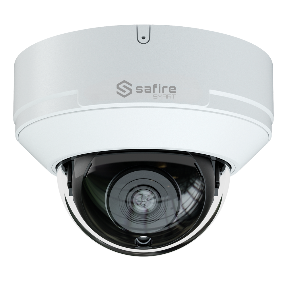 (SF-D040SA-2E1) Safire Smart - Caméra dôme 4 dans 1 Gamme E1 -  2 Mpx (1920x1080) , 1/2.8" CMOS Starlight - Objectif 2.8 mm | Portée IR 20 m - DWDR, HLC, BLC, AGC | Microphone intégré - Étanche IP67, Anti-vandalisme IK10