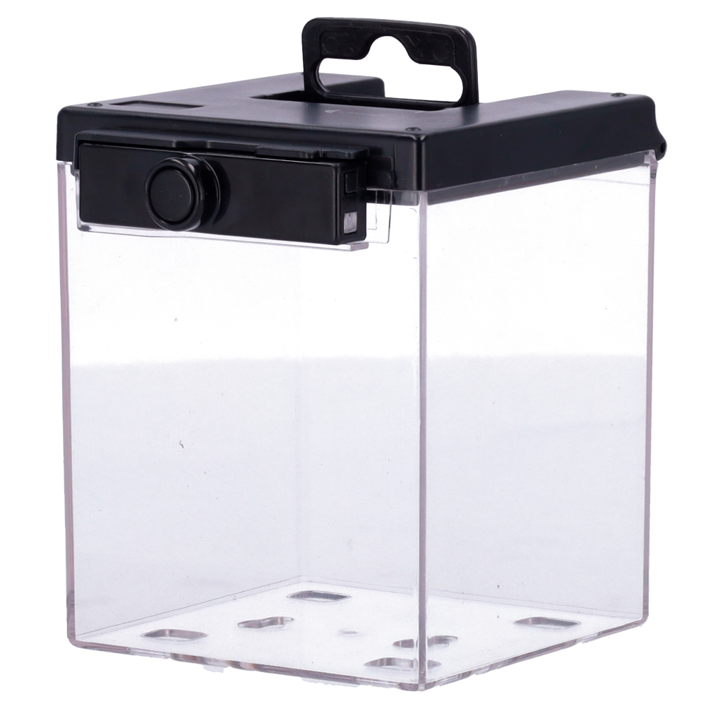 [SF-EASSAFER103-AM] (SF-EASSAFER103-AM) Protection électronique anti-vol EAS - AM 58 kHz | Déblocage magnétique - Boîtier en polycarbonate transparent - Mesures int.: 86 (L) x 76 (H) x 76 (Pr) mm - Étendue de l'étude.: 100 (L) x 81 (H) x 95 (Pr) mm - Compatible avec les antennes AM