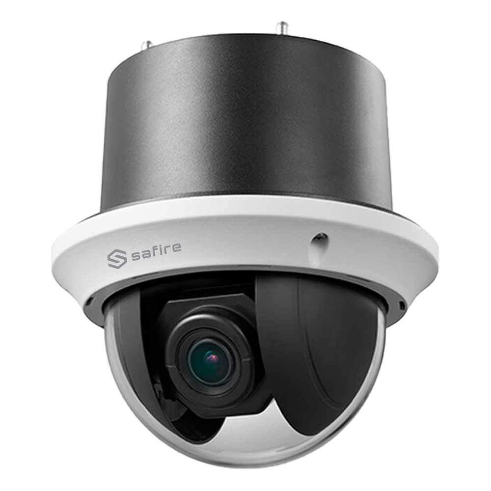 (SF-IPSD6525A-2P) Caméra motorisée IP Ultra Low Light 2 Mégapixel - 1/2.8” Progressive Scan CMOS - Compression H.265+/ H.265 / H.264+/ H.264 - Objectif 4.8~120 mm (25X) Auto Iris - Audio | Alarmas | IP66 - Smart Tracking: Autotracking et par événement