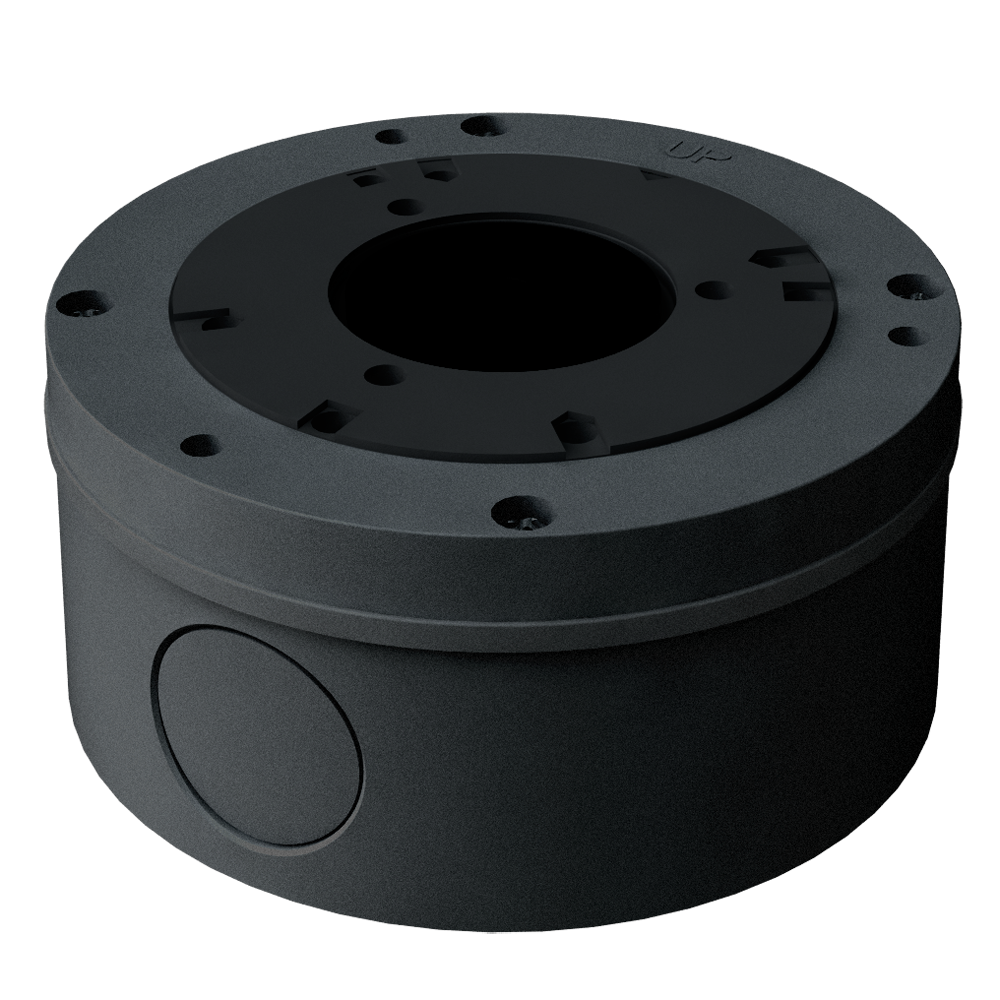 (SF-JBOX-0103-GREY) Boîte de jonction Safire Smart - Pour caméras dôme - Apte pour extérieur IP65 - Installation dans un plafond ou un mur - 55 (H) x 112 (Ø) mm - Passage de câble