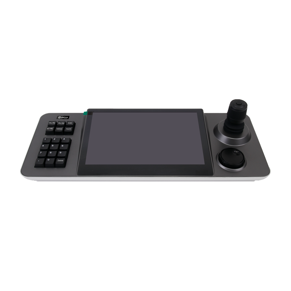 (SF-KB23-NT) Clavier Safire Smart IP - Double interface: directe ou réseau - Écran LCD TFT10.1"[%VAR - Réseau par IP avec connecteur RJ45 - Joystick 4 axes - Captures d'images locale par USB
