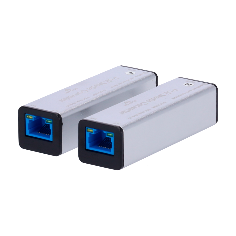 (SF-MC-1GF-GE-3SM-SC) Kit de conversion de média Safire (2 unités) - 1x Port Ethernet RJ45 - 1x Connecteur SC Simplex - Gigabit Ethernet 10/100/1000Mbps - 3Km Distance de transmission Fibra - Entrée Alimentation 12-48Vdc ou PoE 802.3af