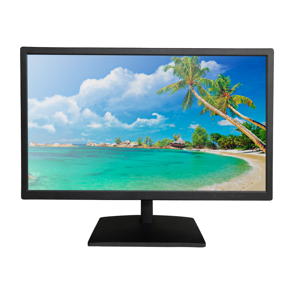 (SF-MNT22-4N1-V2) Moniteur SAFIRE LED 22" 4N1 - Conçu pour la vidéosurveillance 24/7 - HDMI et BNC - Résolution 1920x1080 - Pas de distorsion de l'image - Soporte VESA 100x100 mm
