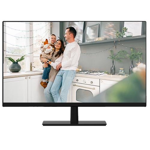 (SF-MNT24-4N1-V2) Moniteur SAFIRE LED 24" 4N1 - Conçu pour la vidéosurveillance 24/7 - HDMI et BNC - Résolution 1920x1080 - Pas de distorsion de l'image - Soporte VESA 100x100 mm