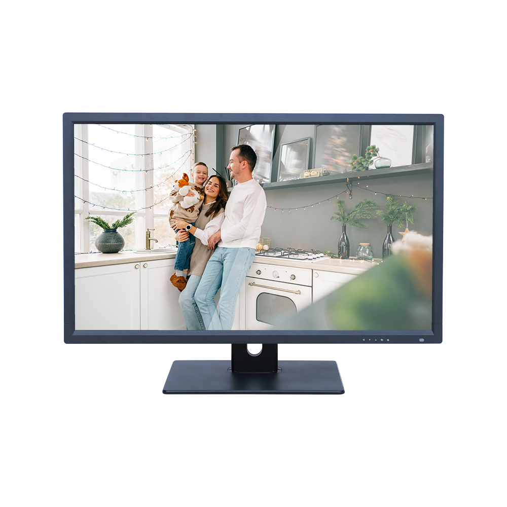 (SF-MNT32-4N1) Moniteur SAFIRE LED 32" 4N1 - Conçu pour la vidéosurveillance 24/7 - HDMI, VGA, BNC et Audio - Résolution 1920x1080 - Filtre de réduction de bruit - Faible consommation