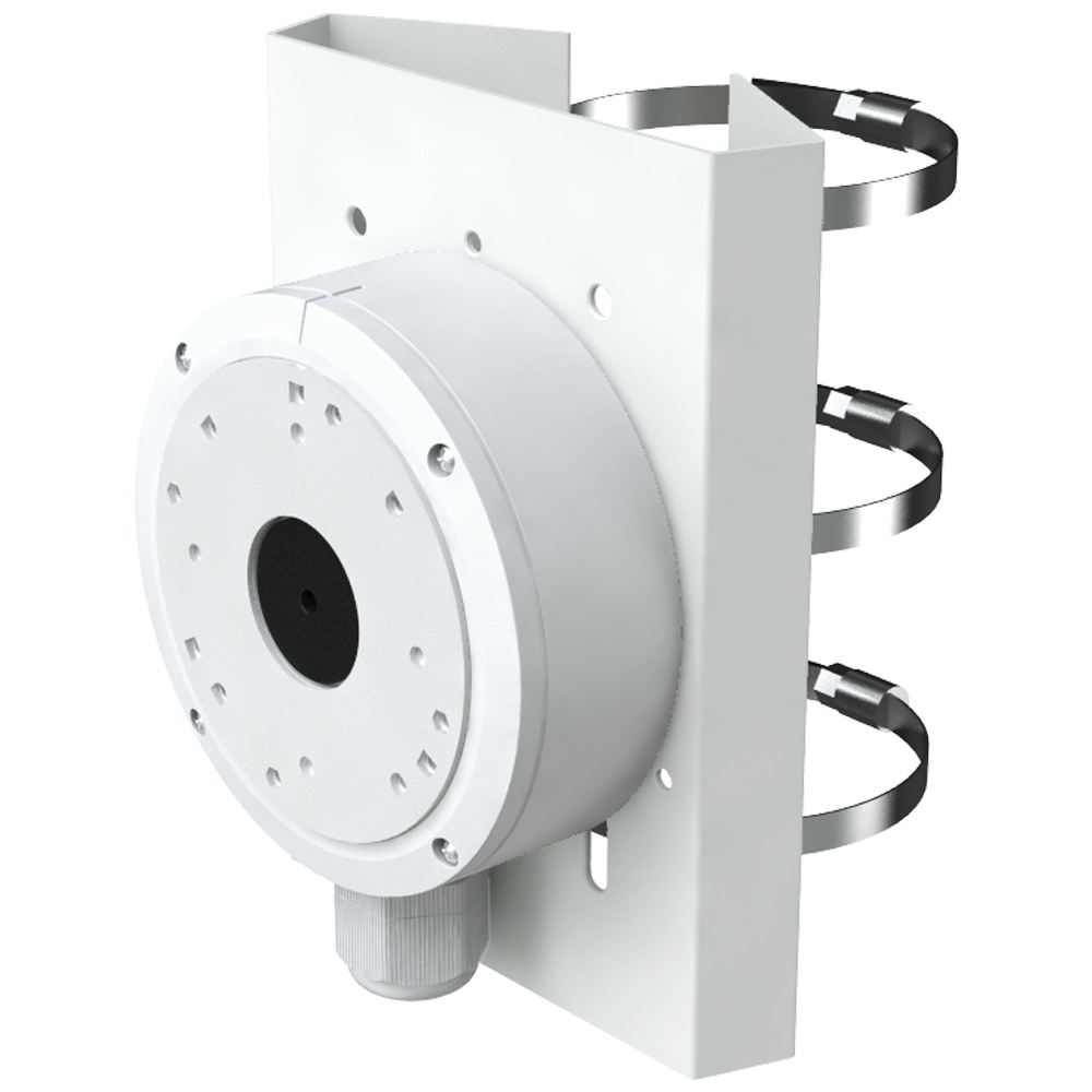 (SF-PB-0302+0501) Support de plafond Safire Smart - Hauteur 215 mm  - Diamètre de la base pour caméras 139.3 mm - Adapté pour une utilisation extérieure - Couleur blanche - Fabrication en allliage d'aluminium