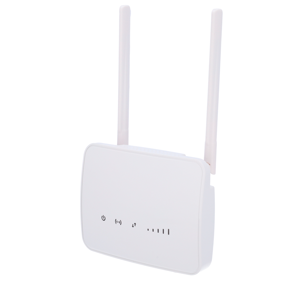 (SF-ROUTER-4G-UPS-4P) Routeur Safire 4G 150Mbps Télécharger 50Mbps Télécharger - Ports RJ45 10/100Mbps - Wi-Fi 4 2.4GHz N300Mbps - Jusqu'à 32 connexions WiFi simultanées - Batterie 7.4V 2000 mAh jusqu'à 6h d'autonomie - Emplacements pour carte micro SIM et micro SD