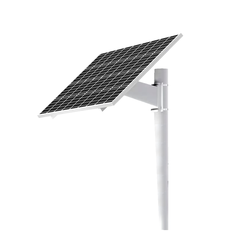 (SF-SOLARKIT-BATT-256WH) Système d'alimentation autonome pour vidéosurveillance - Panneau solaire de 60W - Batterie au lithium LiFePo4 256Wh (20Ah) - Régulateur MPPT intégré - Support pour fixation sur poteau - RS-485 pour la communication