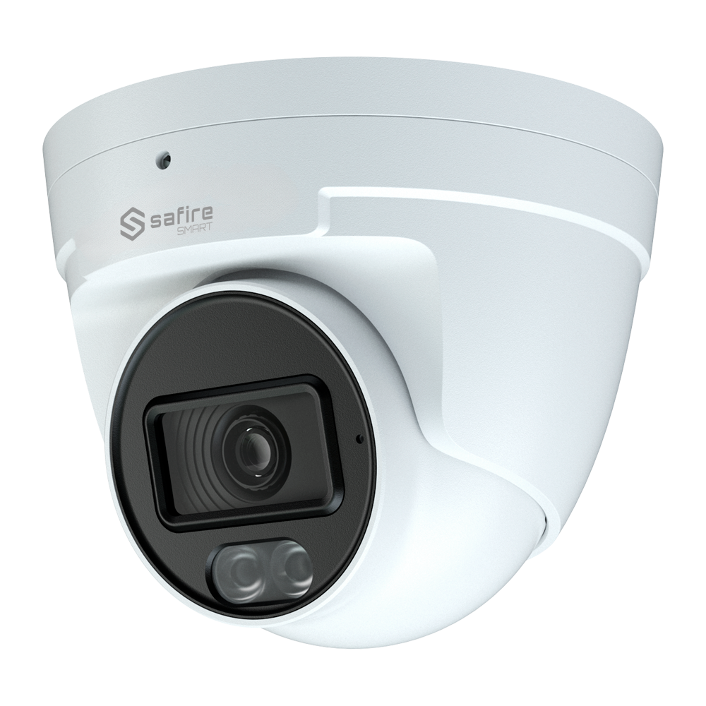 (SF-T020CA-5B1-0360) Safire Smart - Caméra Turret 3 dans 1 Gamme B1 - 5 Mpx ( (2560x1936) , 1/2.5" CMOS  - lentille 3.6 | éclairage LED blanc 30 m - DWDR, HLC, BLC, AGC - Étanche IP67