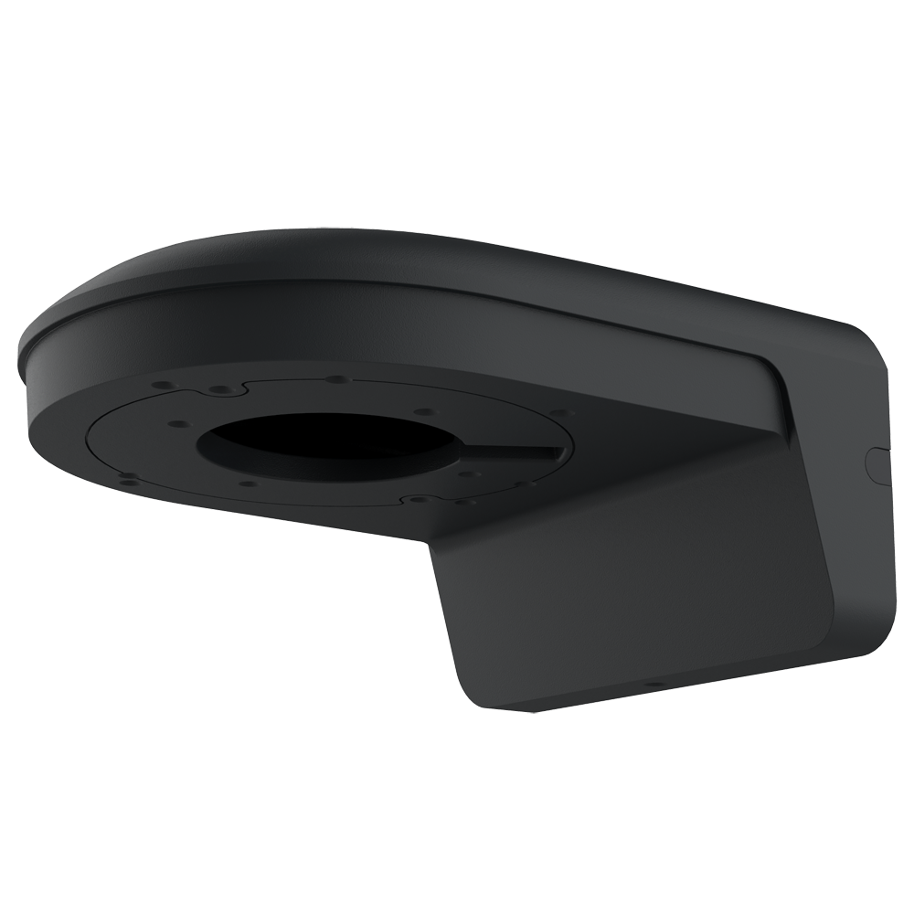 (SF-WALLBRACKET-0203-GREY) Support mural Safire Smart - Pour caméras dôme - Adapté pour une utilisation extérieure - 74.4 (H) x 129.8 (L) x 154.9 mm (Fo) - Diamètre de la base 97.4 mm - Passage de câble