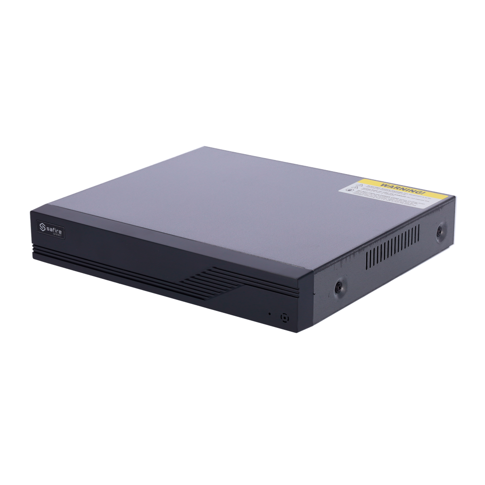 (SF-XVR6108-HQ-SMD) Safire Smart - Enregistreur analogique Série XVR 6 - 8CH HDTVI/HDCVI/AHD/CVBS/ 8+4 IP - Sortie HDMI Full HD et VGA / 1 Disque dur - 5Mpx Lite (10FPS) - IA, basée sur les personnes et les véhicules