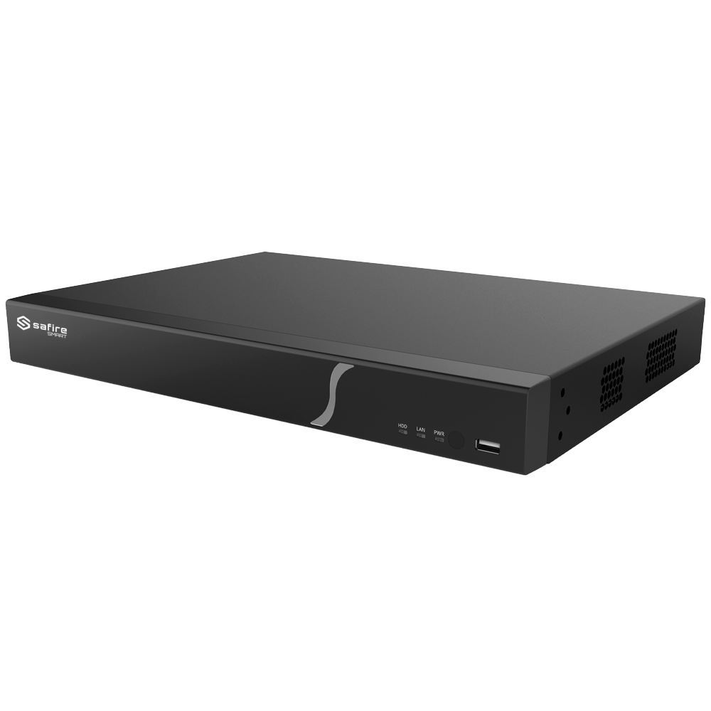 (SF-XVR8216A-HU) Safire Smart - Enregistreur analogique Série XVR 8 - 16CH HDTVI/HDCVI/AHD/CVBS/ 16+8 IP - Sortie HDMI 4K et VGA / 2 HDD - Resolution max. 4K (15fps) - Audio / Alarmes
