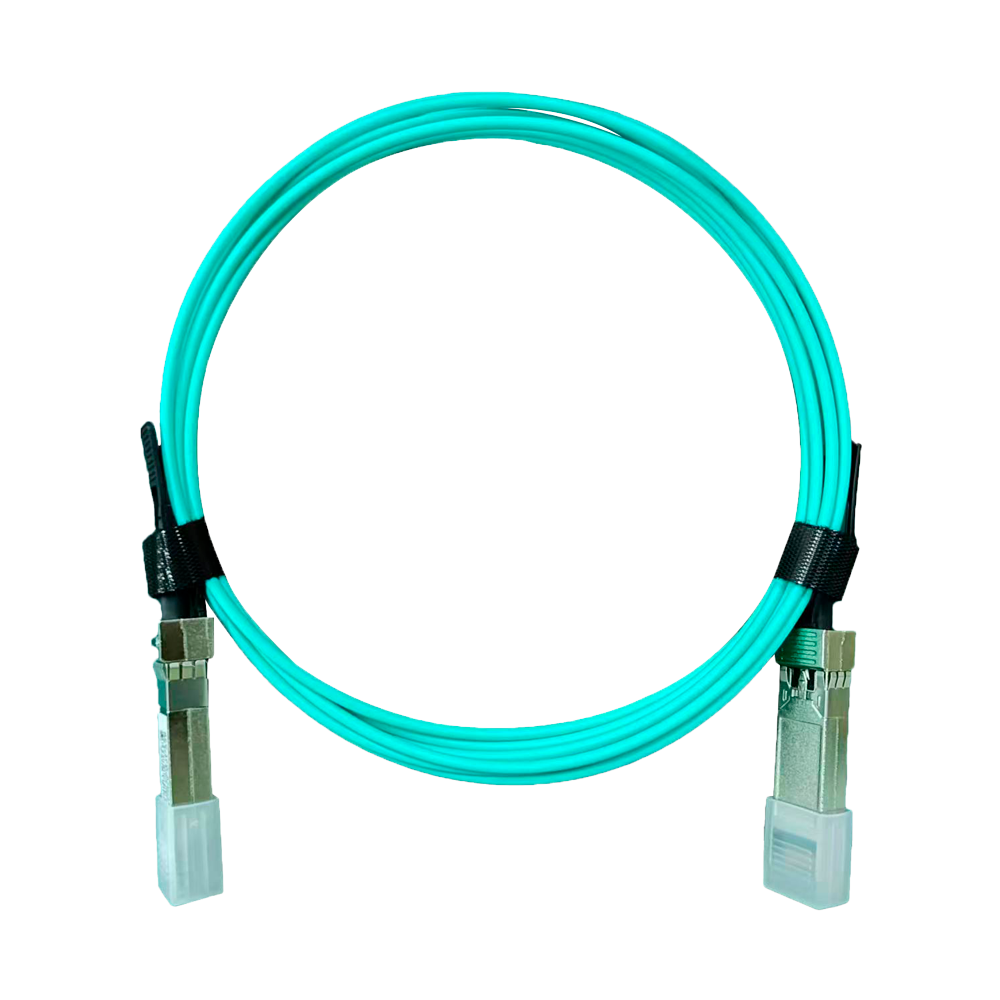 (SFP-10G-AOC-3M) Câble de connexion directe SFP+ - Vitesse 10Gbps - Modules SFP+ aux deux extrémités - Idéal pour empilage de switches - 3 Mètres de longueur - Câble optique