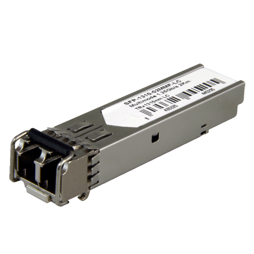 (SFP-1310-02MMF-LC) Module émetteur-récepteur SFP - TRx 1310 nm - Fibre multimode - Connecteur Duplex LC - Maximum 2 km - 1.25Gb/s - 1000Base-SX