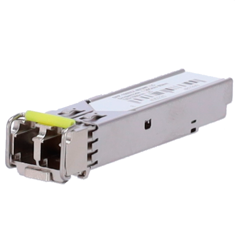 (SFP-1550ZX-80SMF-LC) Module émetteur-récepteur SFP - TRx 1550 nm - Fibre monomode - Connecteur LC duplex UPC - Maximum 80 km - 1.25Gb/s - 1000Base-ZX