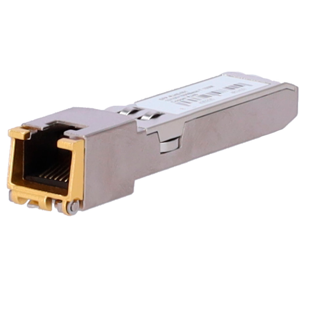 (SFP-RJ45-001) Module émetteur-récepteur SFP industriel - Port RJ45 - Vitesse Gigabit - Distance maximalle 100 m - 1000Base-TX