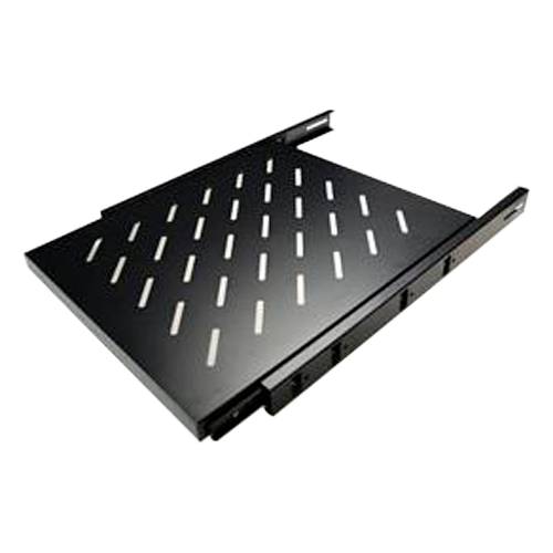 (SHELF-SLIDE-450) Plateau pour Rack - Glissant - Taille maximale 280 mm x 450 mm - Ancrages latéraux - Grillages de ventilation