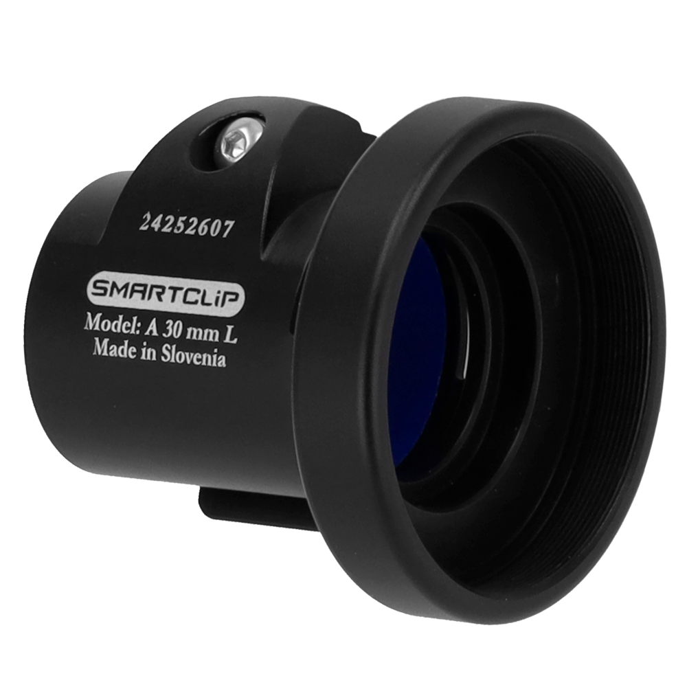 (SMARTCLIP-HUNT-ADAPTER30) Adaptateur thermique à clipser - Fil M52x0.75 - Taille 30 mm - Aluminium - Noir