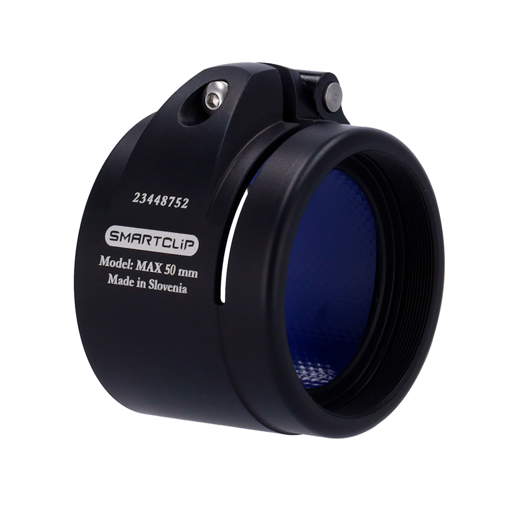 (SMARTCLIP-HUNT-ADAPTER50) Adaptateur thermique à clipser - Fil M52x0.75 - Taille 50 mm - Aluminium - Noir