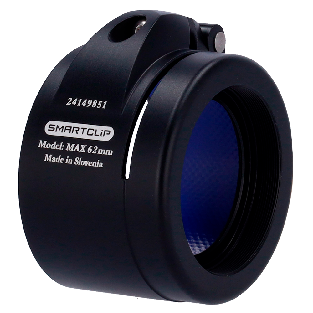 (SMARTCLIP-HUNT-ADAPTER62) Adaptateur thermique à clipser - Fil M52x0.75 - Taille 62 mm - Aluminium - Noir