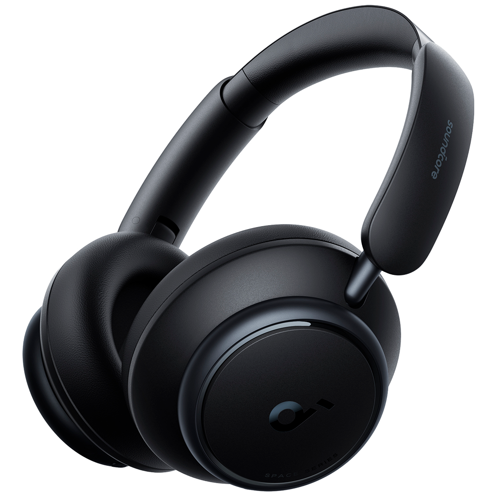 (SNC-SPACE-Q45-B) Casque sans fil Soundcore d'Anker - 50 heures de lecture - Jusqu'à 98% Réduction du bruit - Charge rapide - Personnalisation via l'application Soundcore - Couleur noir