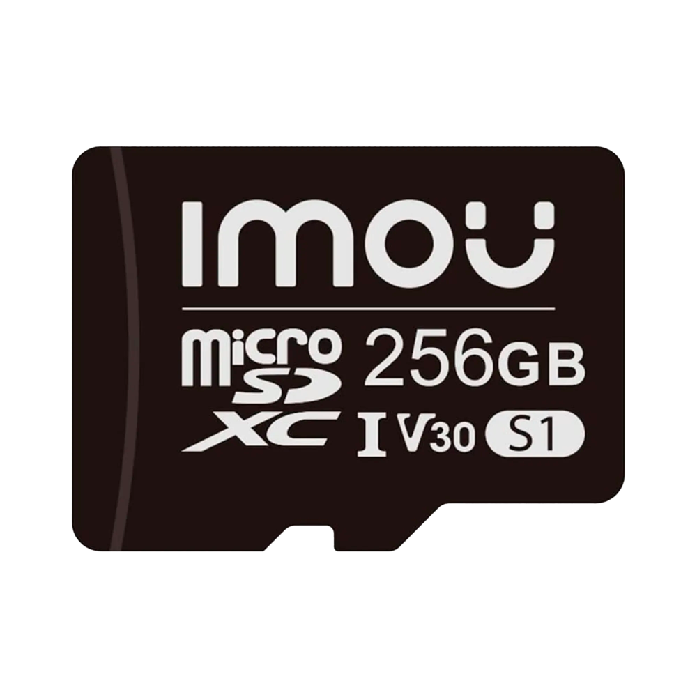 (ST2-256-S1-IMOU) Carte mémoire Micro SD classe Imou 10 256GB - Compatible avec les caméras de surveillance - Classe 10 / V30 - Utilisation à l'intérieur - Matière plastique - Installation facile