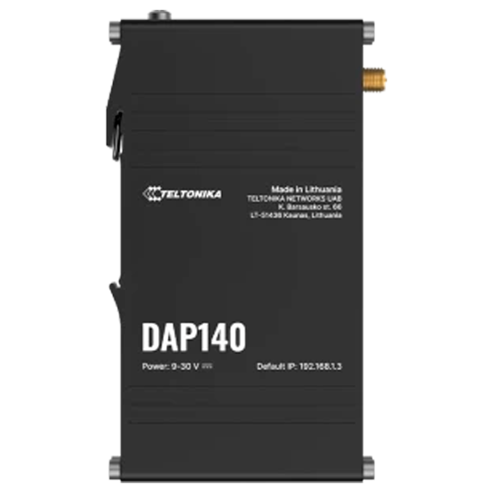 (TK-DAP140) Point d'accès industriel Teltonika - 2 ports Ethernet RJ45 Fast Ethernet - Wi-Fi 802.11b/g/n 2.4GHz - Boîtier en aluminium