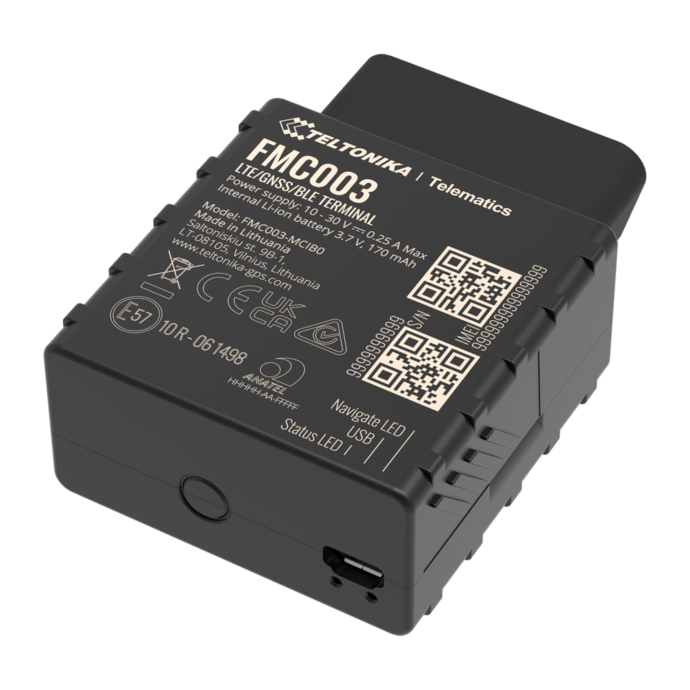 (TK-FMC003) Tracker Plug &amp; Play pour véhicules - Connexion OBD - Installation rapide et accessible - 4G, 2G et BLE pour TK-EYE - Micro-SIM - Lecture des paramètres OEM
