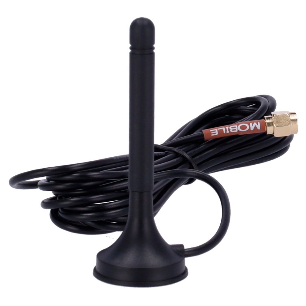 (TK-PR1KS210) Teltonika - Antenne magnétique 4G - Fréquence 699~868 et 1850~2690 MHz - Connecteur mâle SMA - Impédance 50 ohms - Câble de RG174 3 mètres de long