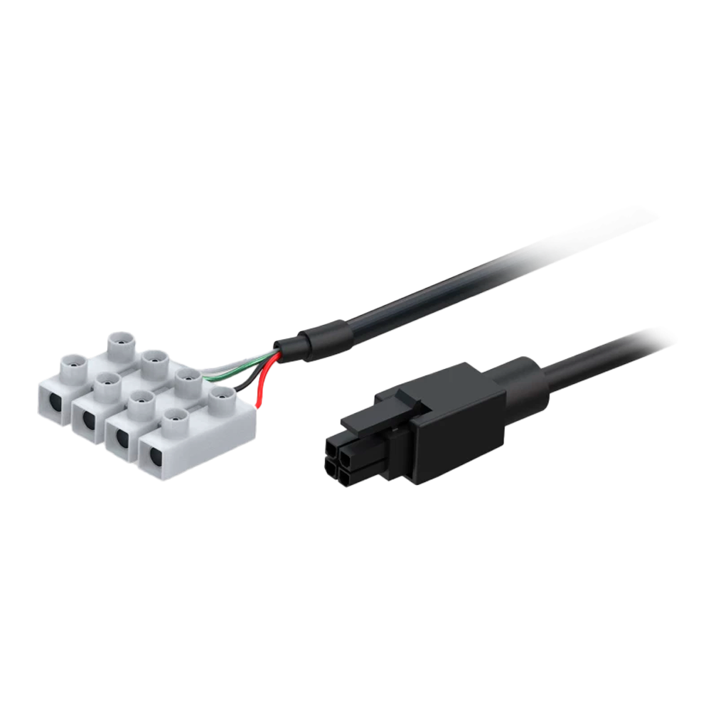 (TK-PR2FK20M) Teltonika - Câble d'alimentation - 4 Voies d'accès - Terminal 4 Broches - Terminal avec vis - 2 mètres de longueur